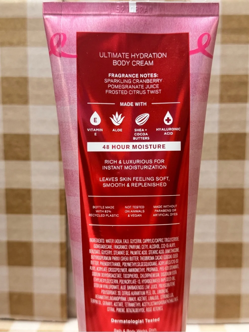 NEW B&BW Mrs. Claus’ Cocktail Ultimate Hydration Body Cream 8 oz